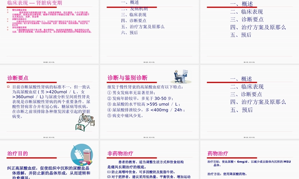 发病机制---高尿酸血症的产生-南昌大学第二附属医院(1).pptx