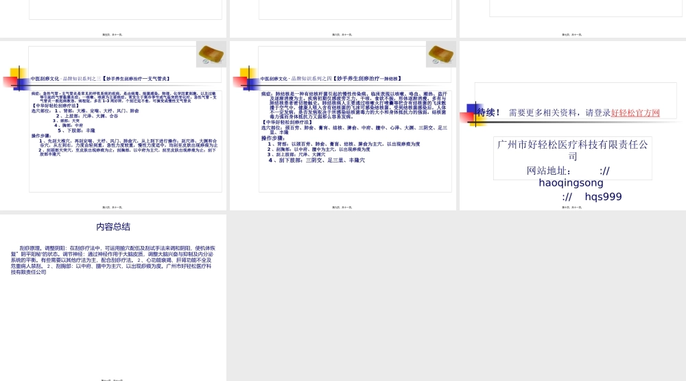 各种病症特征与刮痧疗法系列一(1).pptx