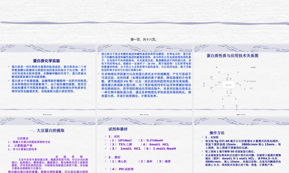 大豆蛋白的提取与含量测定(1).pptx
