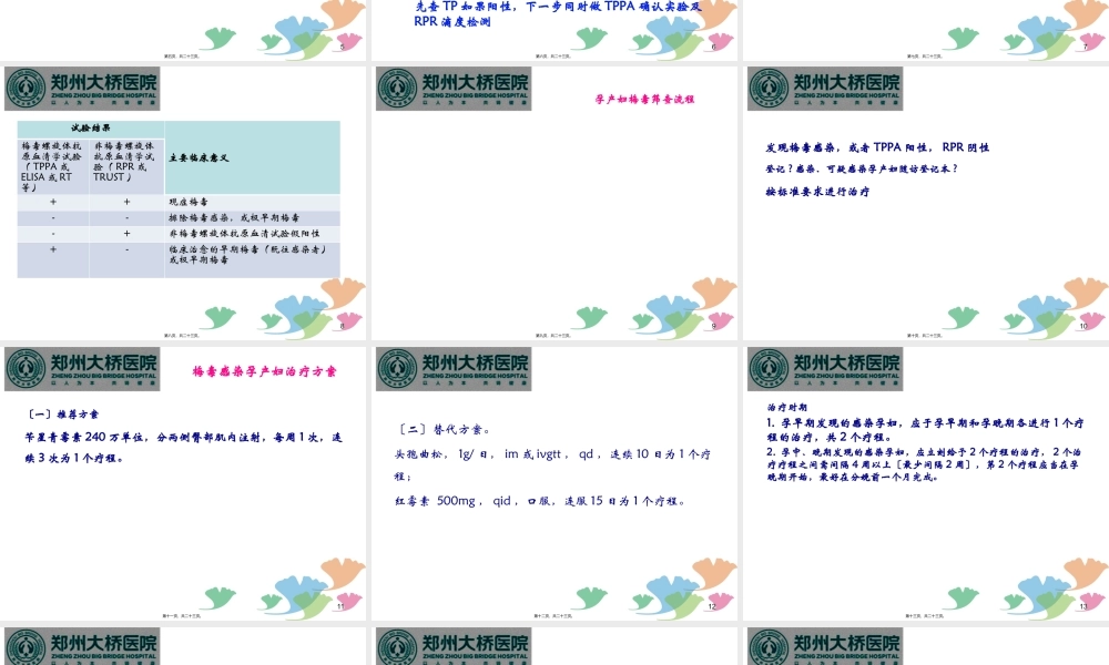 妊娠期梅毒母婴阻断(1).pptx