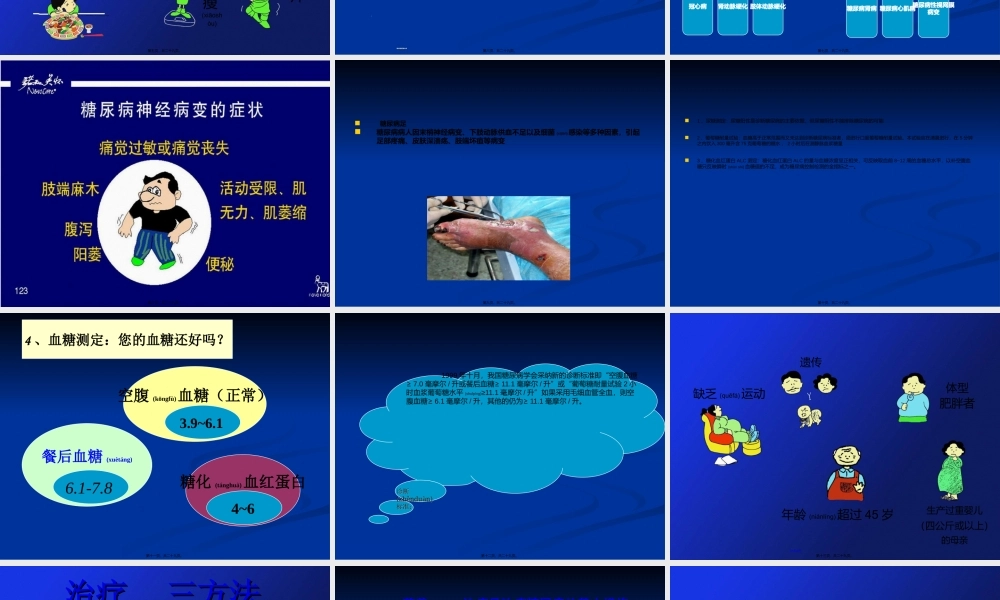 2022年医学专题—糖尿病健康讲座(1).ppt