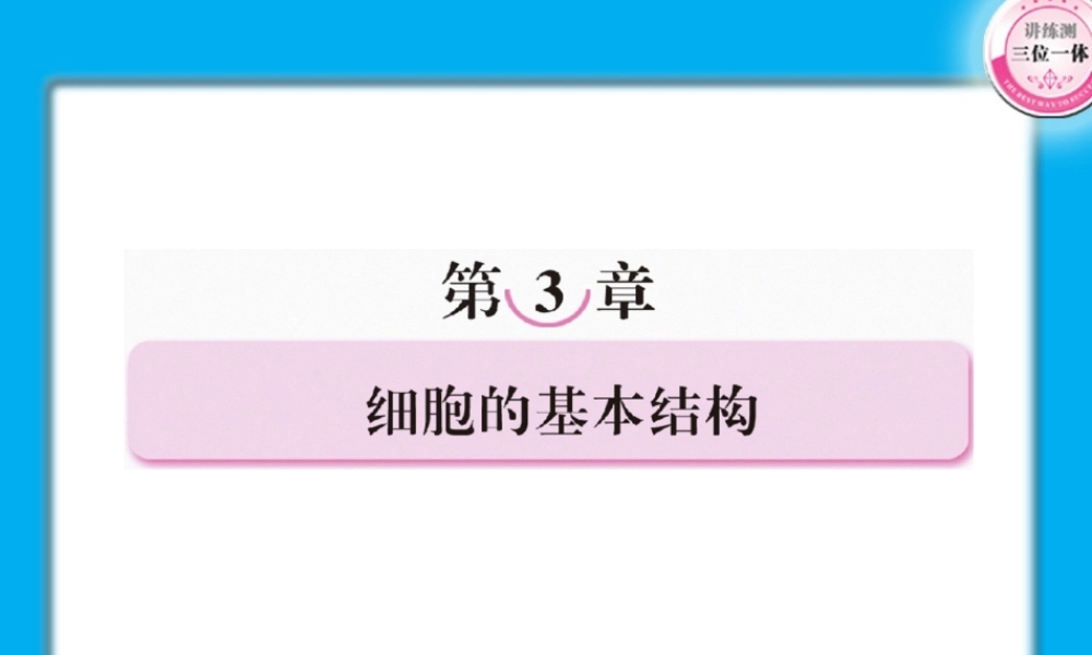 2022年医学专题—一轮复习第三章细胞的基本结构要点(1).ppt