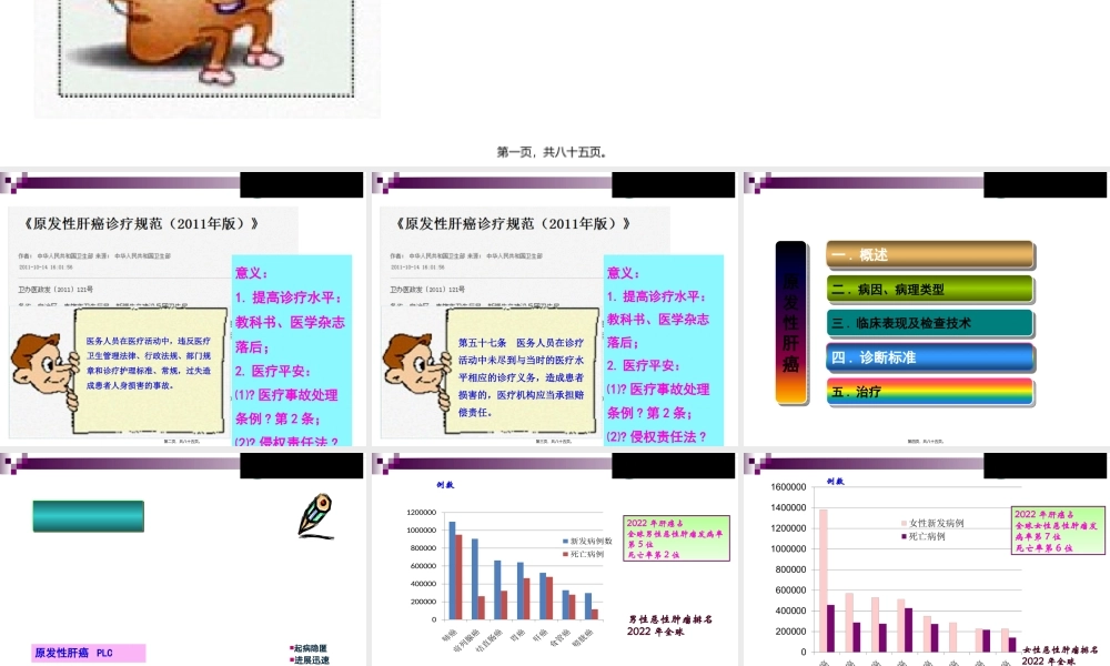 原发性肝癌诊疗规范解读与最新进展(1).pptx