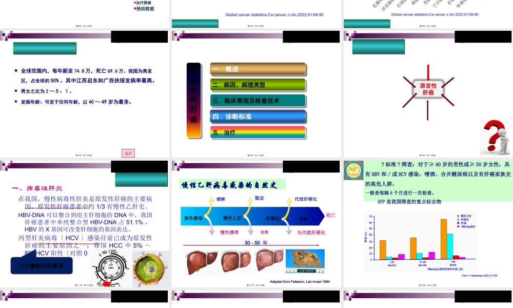 原发性肝癌诊疗规范解读与最新进展(1).pptx