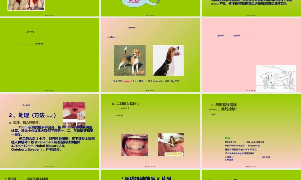 2022年医学专题—种植体周围炎动物模型建立(1).ppt