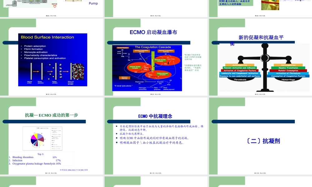 冯正义-ECMO-抗凝及凝血(1).pptx