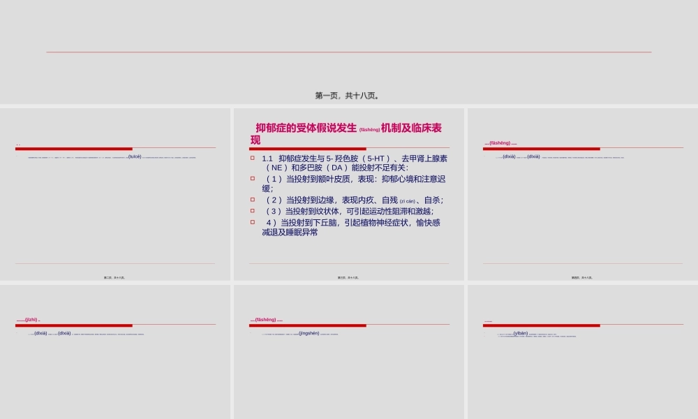 2022年医学专题—新型抗抑郁药的机(1).ppt