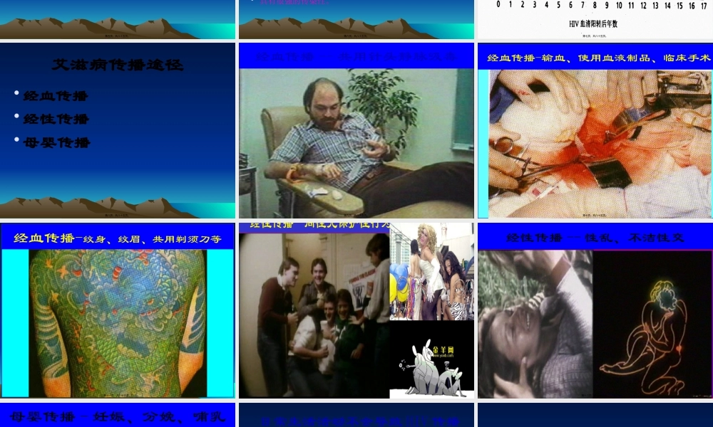 全球和中国性病艾滋病流行状况及其影响(精)(1).pptx