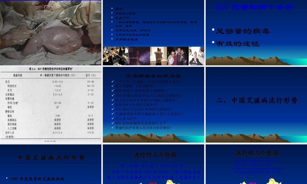 全球和中国性病艾滋病流行状况及其影响(精)(1).pptx