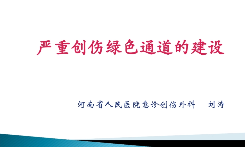 创伤绿色通道的建设(1).pptx