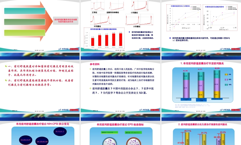 前列舒通胶囊-前列腺炎(1).pptx