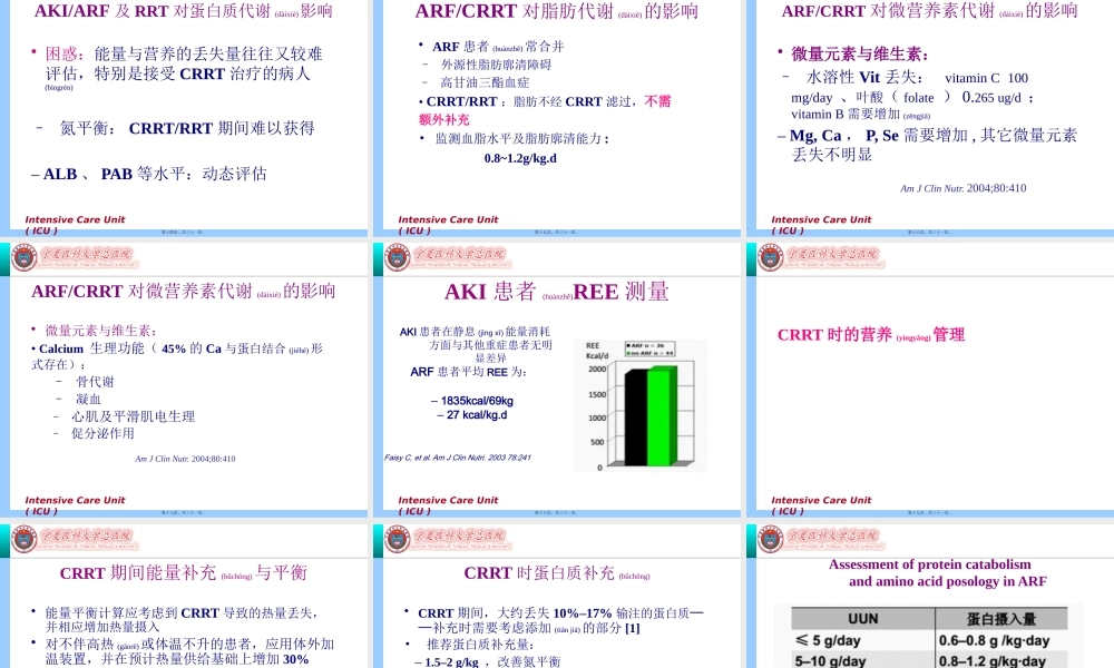2022年医学专题—CRRT患者的代谢特点及营养策略(1).pptx