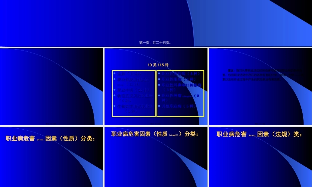 2022年医学专题—中华人民共和国职业病防治法配套规章简介(1).ppt