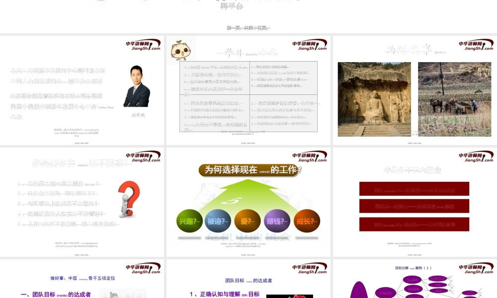 2022年医学专题—中华讲师网-刘华鹏：做最优秀的中层骨干全解(1).ppt