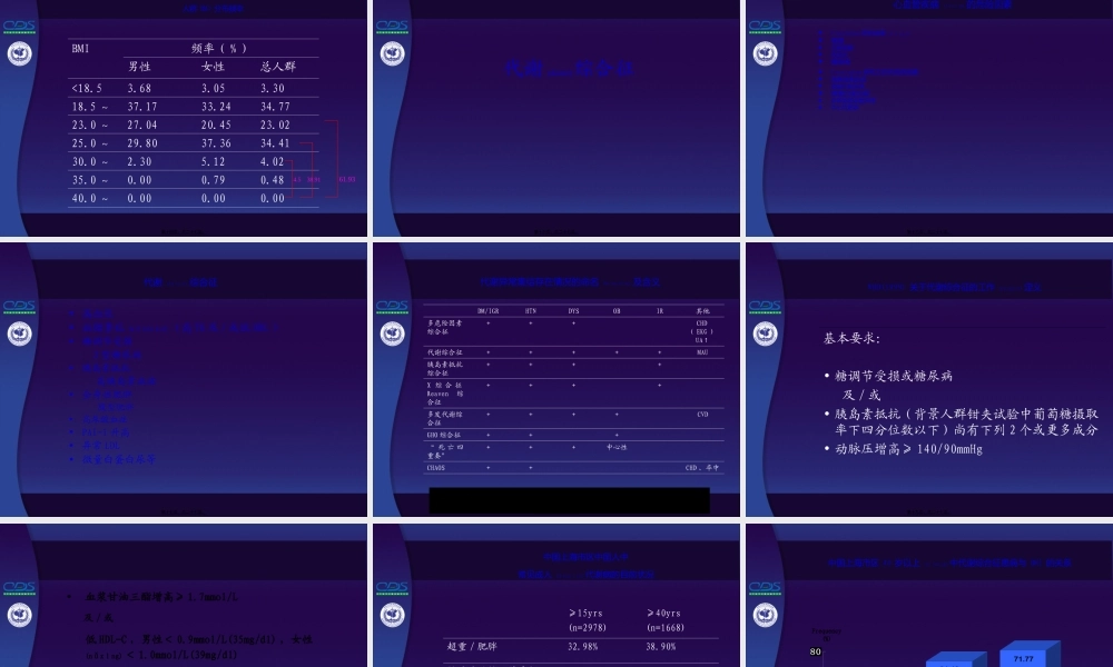 2022年医学专题—中国糖尿病防治指南第04讲(1).ppt