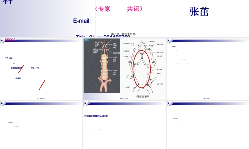 2022年医学专题—后循环缺血专家共识(1).ppt