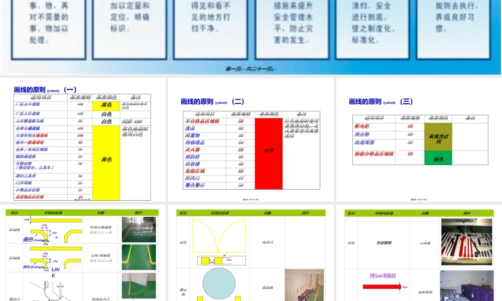2022年医学专题—呼伦贝尔北方药业车间定置划线颜色及标准(1).ppt
