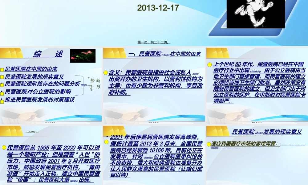 2022年医学专题—对民营医院发展的思考(1).ppt