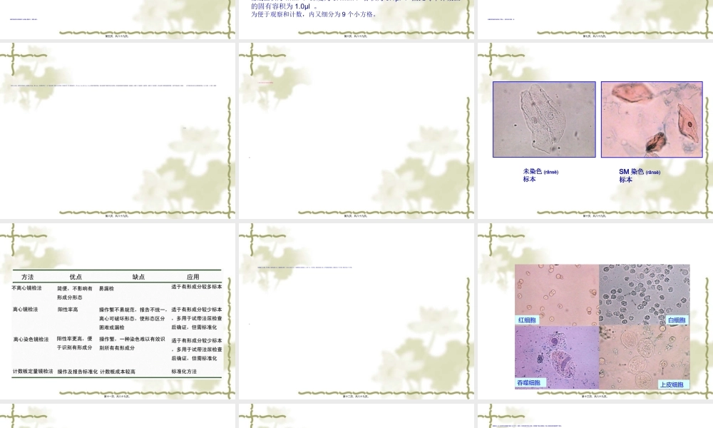 2022年医学专题—尿液有形成分及尿分析仪(1).ppt