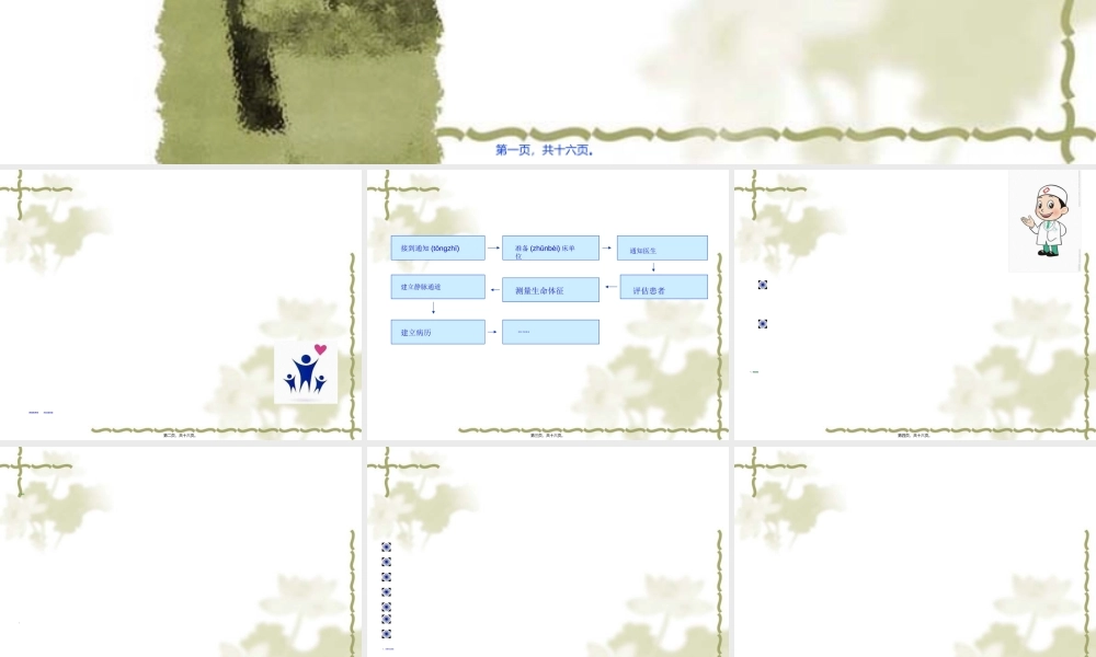 2022年医学专题—急救病人的处理流程(1).ppt