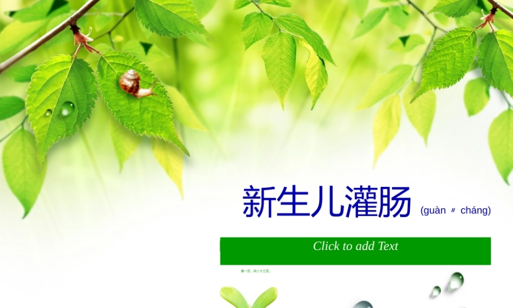 2022年医学专题—新生儿灌肠PPT(1).ppt