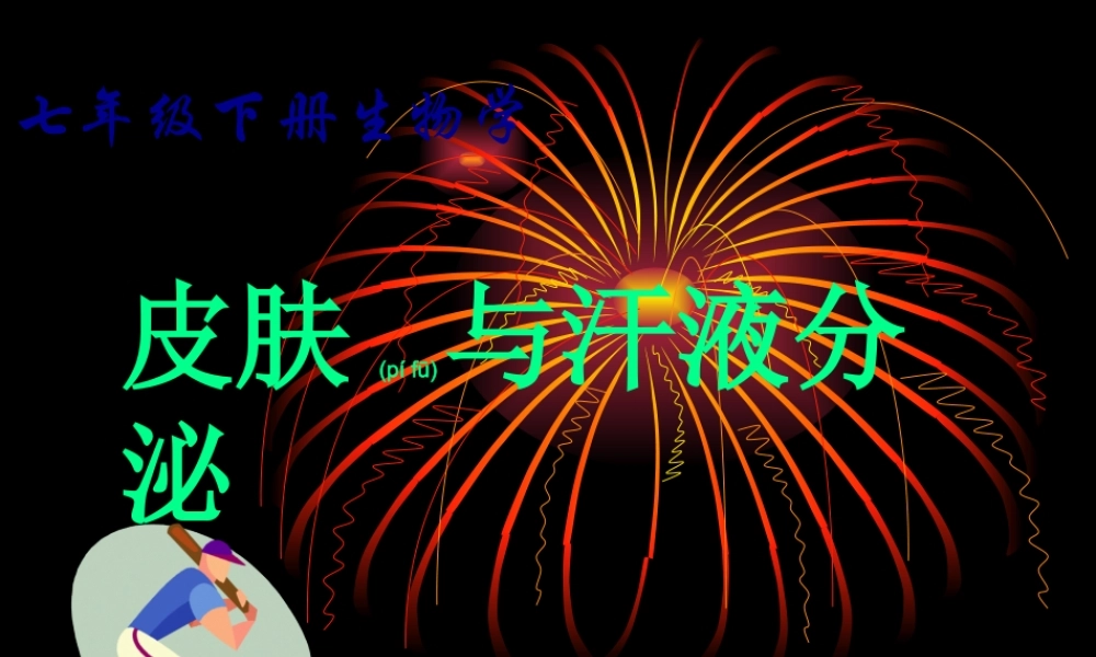 2022年医学专题—皮肤与汗液分泌(1).ppt