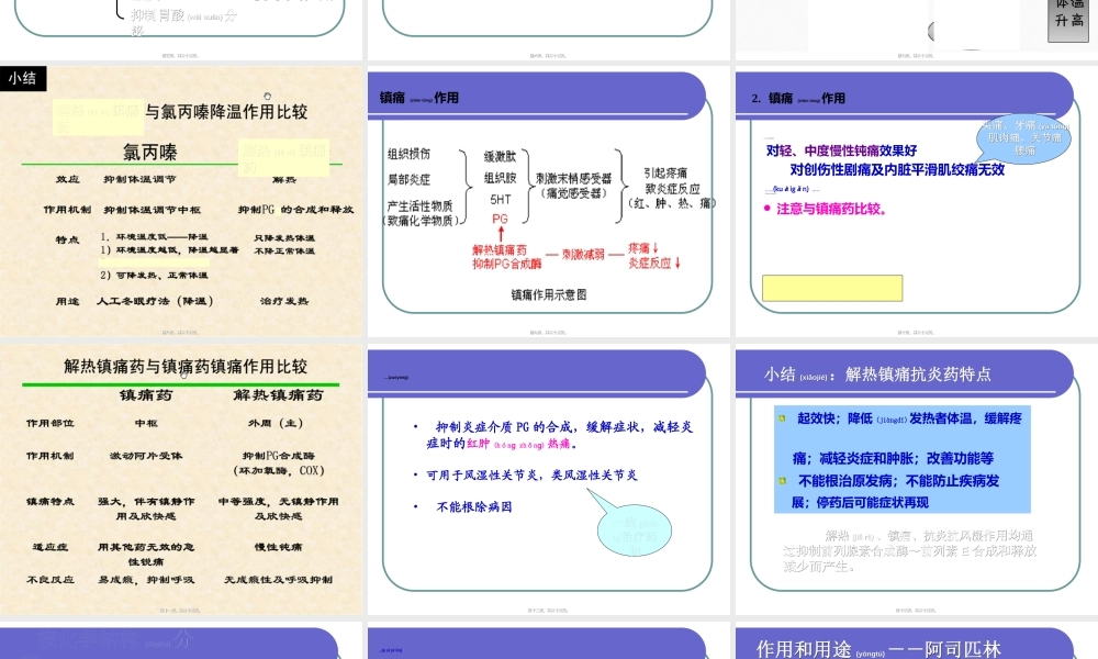 2022年医学专题—第4章解热镇痛抗炎药(1).ppt