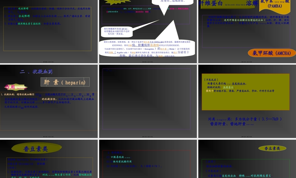 2022年医学专题—第二十章-血液系统药(1).ppt