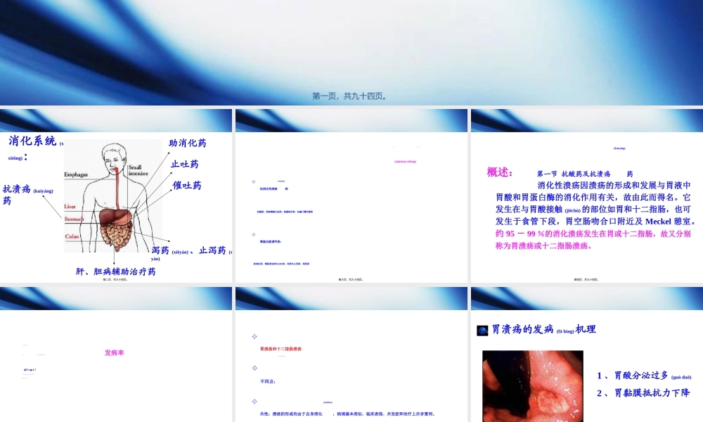 2022年医学专题—第十六章--消化系统用药(1).ppt