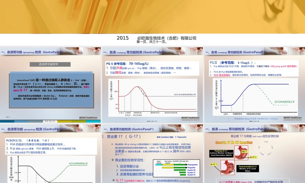 2022年医学专题—简版血清胃功能检测---简易版(1).ppt