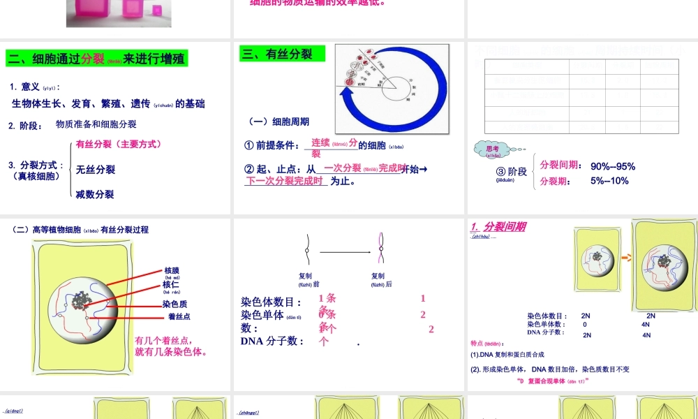 2022年医学专题—细胞的增殖(有动画)(1).ppt