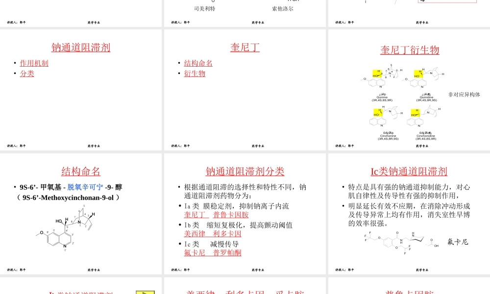 6.2抗心律失常和抗心绞痛药(1).ppt