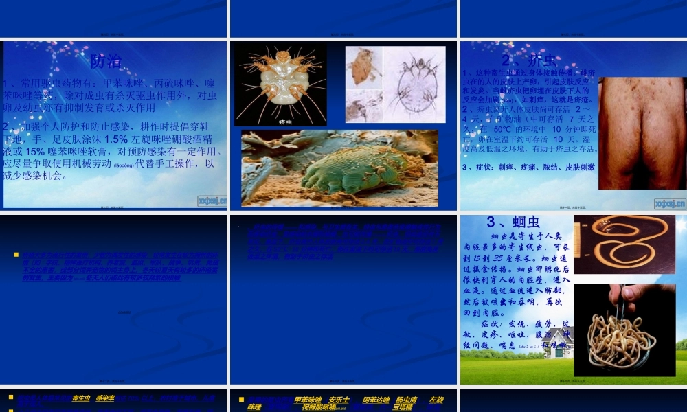 2022年医学专题—人体十大寄生虫概述.ppt