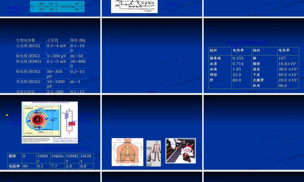 2022年医学专题—人体电阻抗.ppt