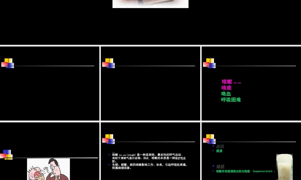2022年医学专题—咳嗽咳痰-呼吸困难-咯血.ppt1.ppt