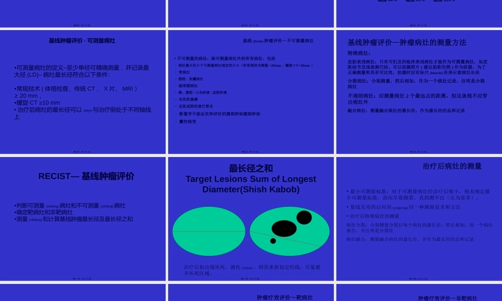 2022年医学专题—实体瘤疗效评价标准RECIST.ppt