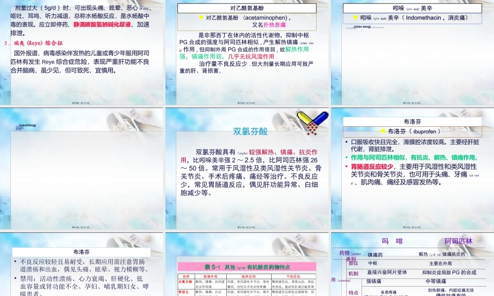 2022年医学专题—第16章-解热镇痛抗炎药.ppt.ppt