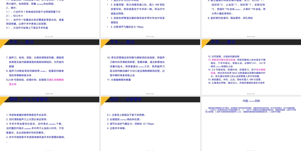 2022年医学专题—腔镜前列腺癌根治手术配合.pptx