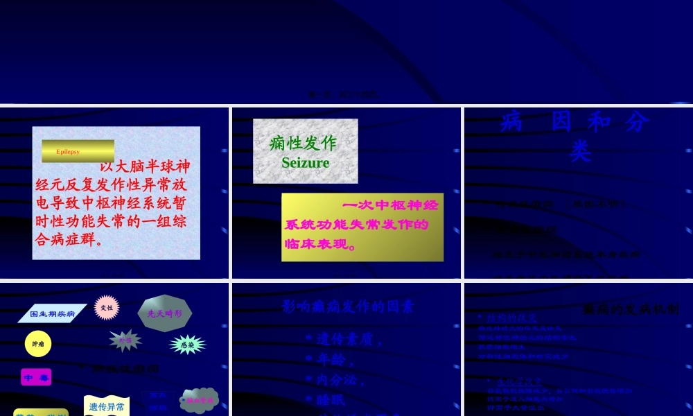 以大脑半球神经元反复发作性异常放电导致中枢神经系统.pptx