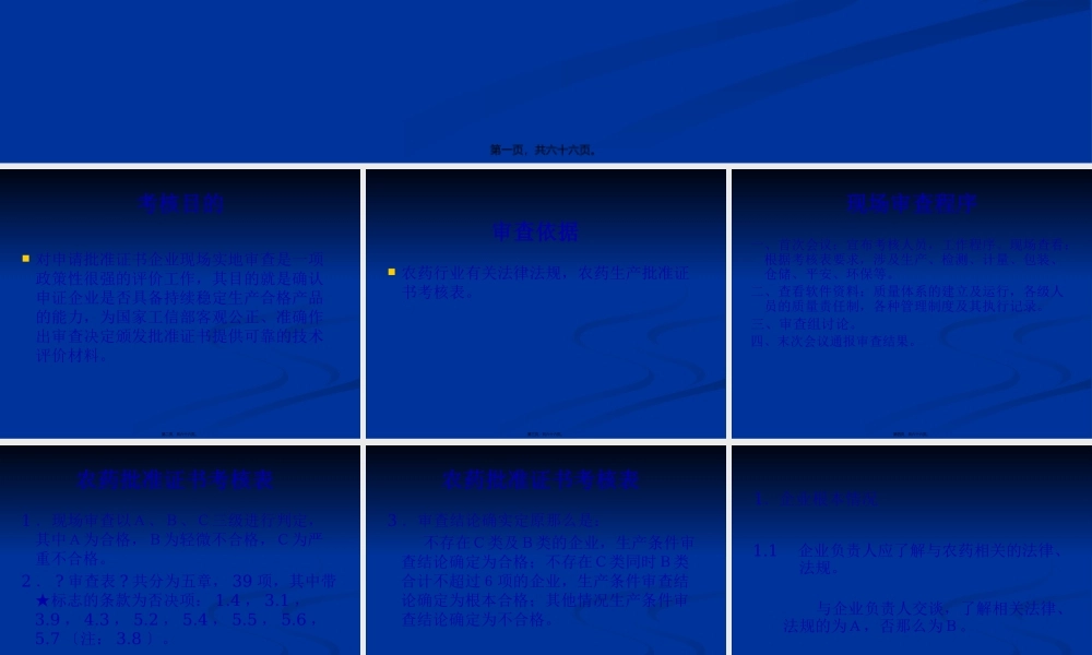 农药批准证书现场考核要求(周荃).pptx