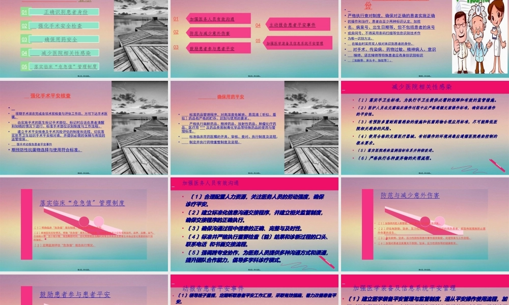 医院患者安全十大目标ppt.ppt