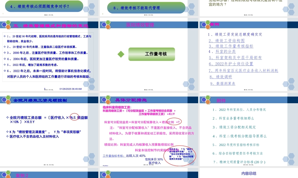 医院绩效工资考核办法工作量考核-陈媛梅.pptx