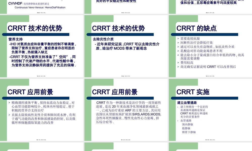 危重病人CRRT简介.pptx