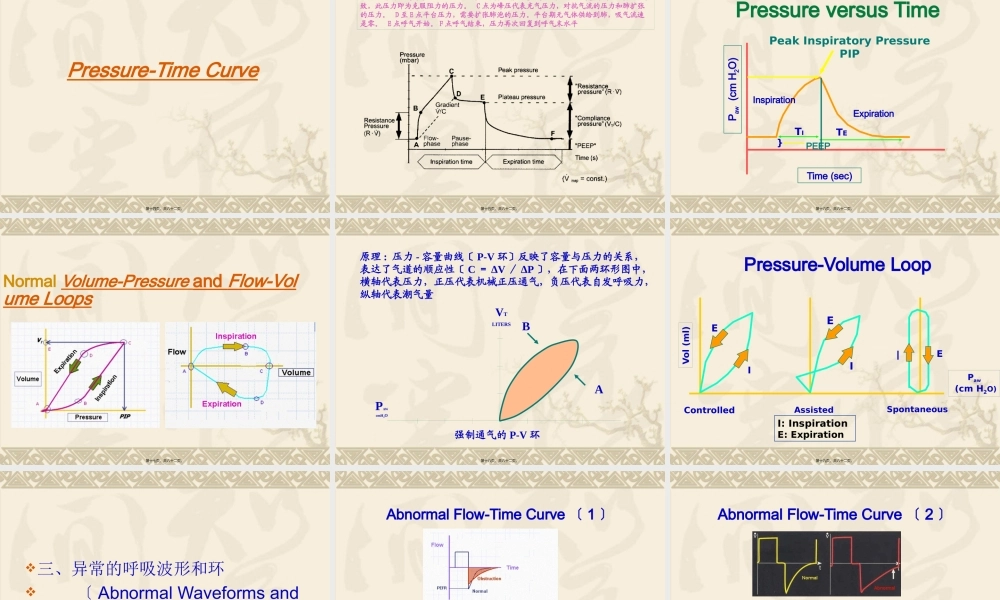 呼吸波形及环图分析分析.pptx