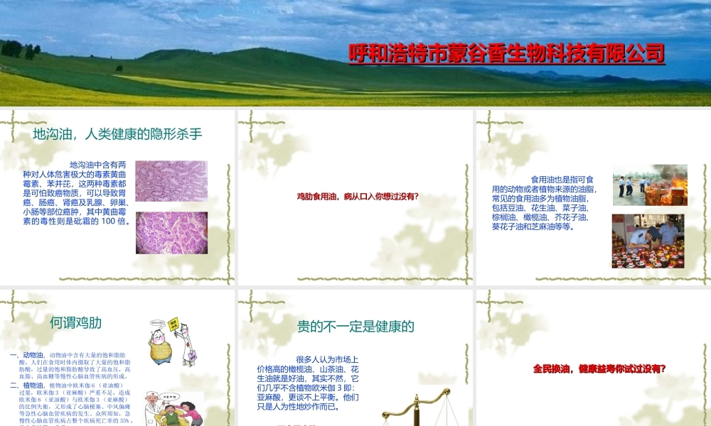 全民换油健康益寿.ppt