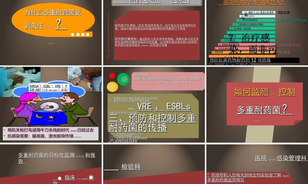 2022年医学专题—多重耐药菌的监测与控制(1).ppt