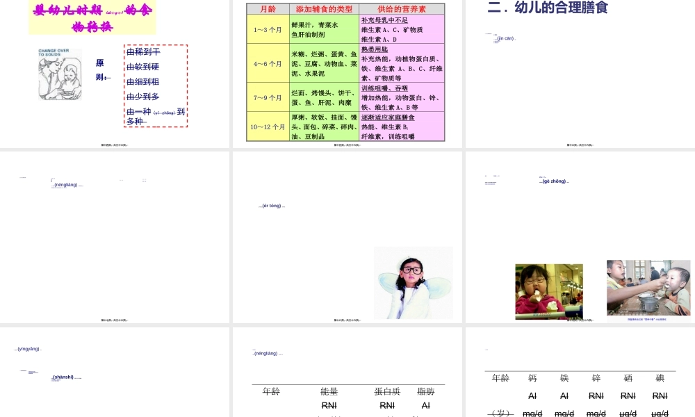 2022年医学专题—儿童青少年营养(1).ppt