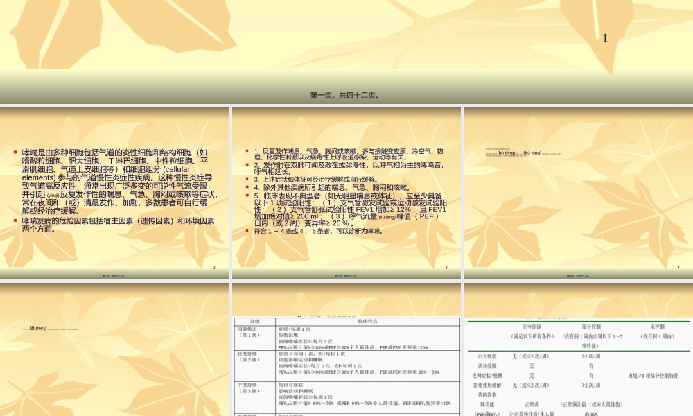 2022年医学专题—支气管哮喘防治指090605(1).ppt