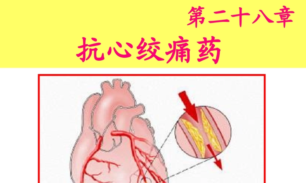 2022年医学专题—第28章-心绞痛.ppt