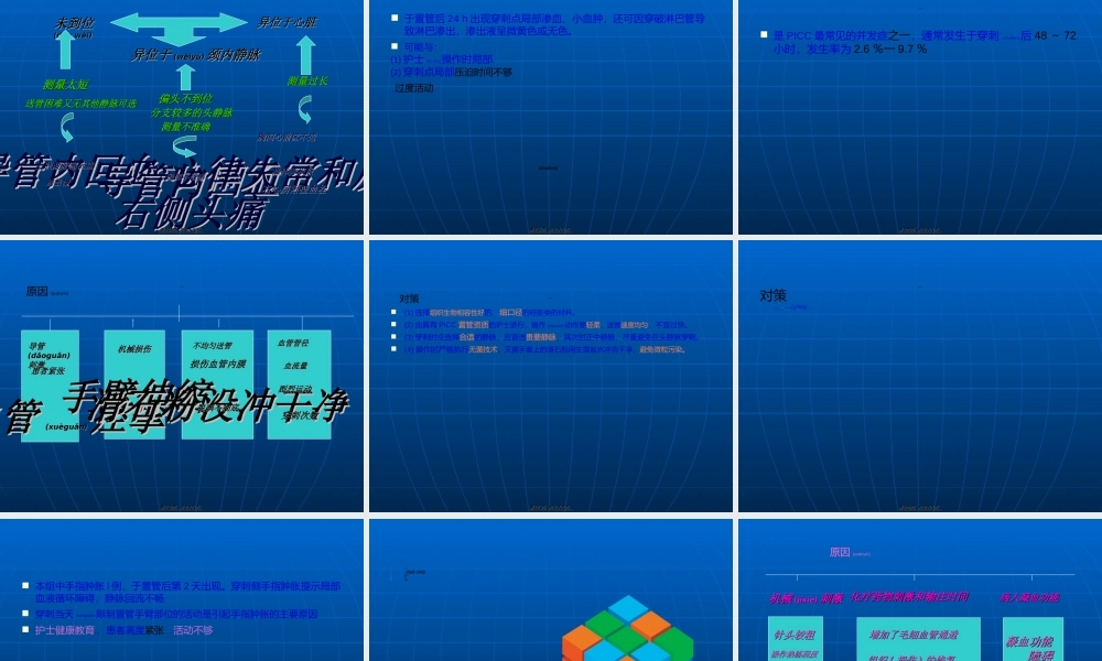 2022年医学专题—PICC常见并发症及处.ppt